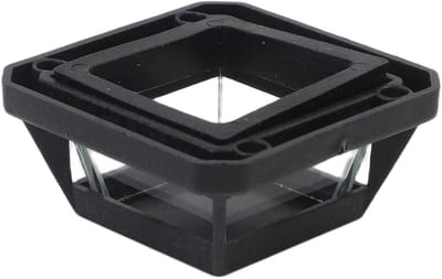Beschermglas Nivelleringsapparaat - Waterdicht Raam - Nauwkeurige Metingen - Stof- en Spatwaterbestendig - 48 x 48 x 22 cm - Zwart