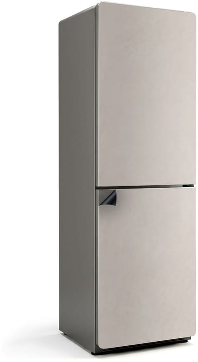 Wallfluent Magnetische Koelkastmat - Lichtbeige Koelkast Magneet Sticker - 60 cm x 190 cm - Lichtbeige Magnetische Koelkastmat - Magneetfolie Koelkast - Magnetische Koelkastbescherming - Verwijderbare Koelkast Decoratie