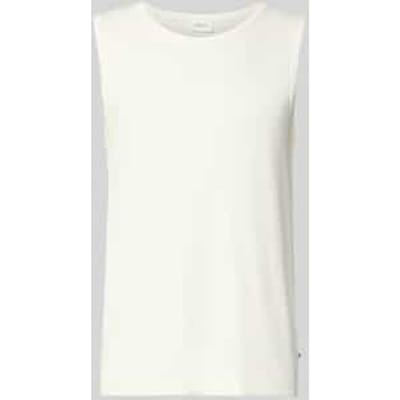 slim fit tank top van katoenmix