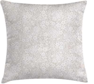 ABAKUHAUS Kussenhoes 40x40 cm – ivoorbeige, dubbelzijdig bedrukt