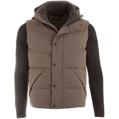 Paul & Shark Body-Warmer Typhoon Re-4X4 Stretch Re-Goose Down Musk Green / male