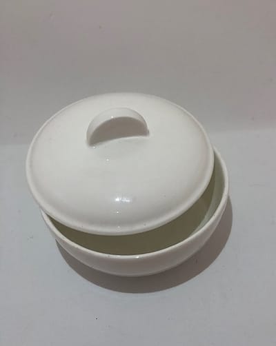 Wedgwood - Suikerpotje met deksel - Wit Bone China -10.5cm