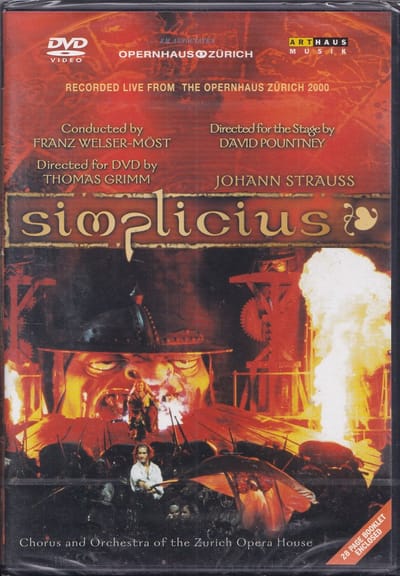 DVD Simplicius - Johann Strauss - Chorus, Orchestra en Children's Choir of the Zürich Opera House o.l.v. Franz Welser-Möst