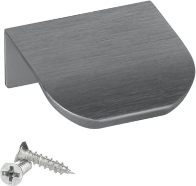 SOTECH meubelgreep Blankett Tommy Titan blauw 40 mm profielgreep voor montage op het binnenfront incl. bevestigingsschroeven
