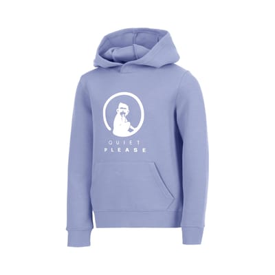 Quiet Please Glow Baseline Logo Sweater met capuchon Jongens