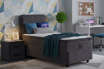 BSS Bedding Leobedd - Boxspring - Boxspring voor Volwassenen en Kinderen - 120x200
