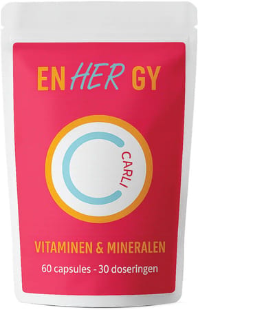 enHERgy VITAMINEN & MINERALEN Capsules | 60 capsules | energiek fit vitaal | Jouw dagelijkse basis voor helderheid, balans en veerkracht. | Multi Vitaminen voor de vrouw | onderdeel van enHERgy