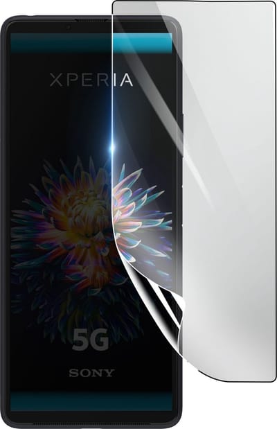 3mk, Geschikt voor Sony Xperia 10 III, Schokbestendige Hydrogel Screenprotector, Transparant