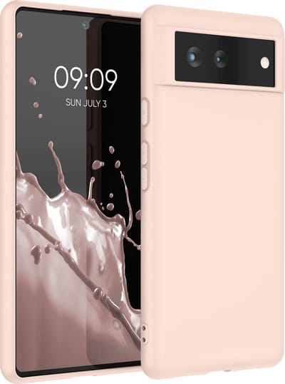 kwmobile telefoonhoesje geschikt voor Google Pixel 6 - Hoesje voor smartphone - Back cover in kokosmelk