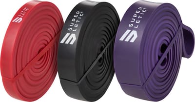Uros powerbands set van 3 fitnessbanden loop 100 % latex