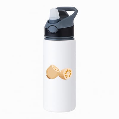 Hacebo® - Bananen waterfles met rietje zwart - Fruitschaal - Fruit liefhebbers - Banaan - vrucht - gezond eten - water fles - 650ML