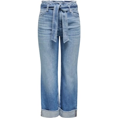 ONLY - ONLMADDIE EX HW WD BLT FLDUP DNM 025NOOS - Meisjes - Jeans