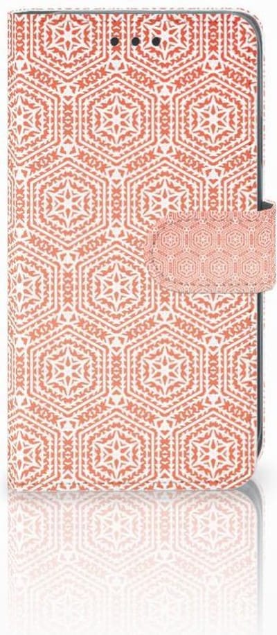 Apple iPhone Xr Telefoon Hoesje Pattern Orange