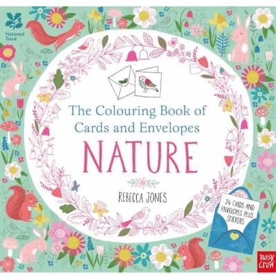 National Trust: The Colouring Book Of Cards And Envelopes - Nature - Colouring Books Of Cards And - Rebecca Jones