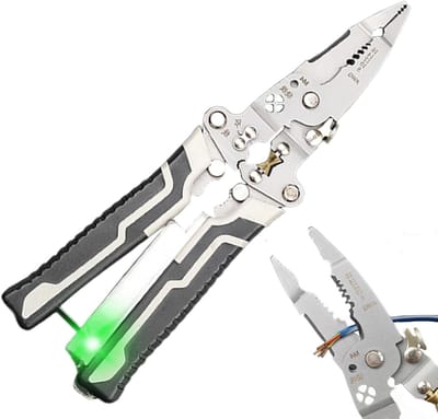 Draadstrippers - Kabelstripper - Precisie Werk - Multifunctioneel Gereedschap - 215 cm - Zwart