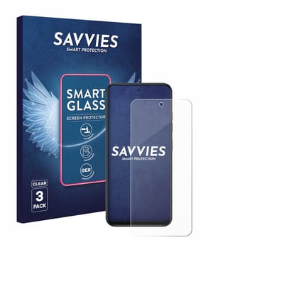 3 Stuks Savvies Screenprotector - geschikt voor Infinix Smart 10 - beschermfolie glas transparant