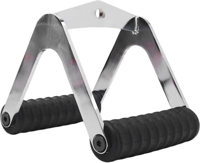 Roeihandgreep - Spiertrainingsgreep - Bovenlichaam Trainen - Antislip Comfortabele Grip - 1 stuk - Zwart