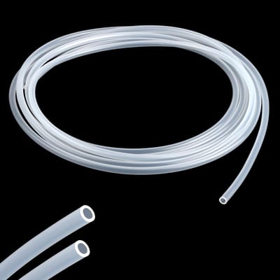 Siliconen waterslang - Flexibel - Voedselveilig - Transparant - Wateroverdracht - 4m lengte - 4mm x 6mm - Pompbuizen - Heldere siliconen slang.