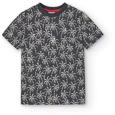Boboli 518116 T-shirt Met Korte Mouwen Grijs 5 Years Jongens,Meisjes