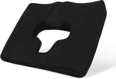 Ergonomisch Zitkussen met Traagschuim en Gel voor Stuitbeen en Aambeien Pijnverlichting