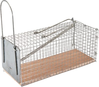 Fixman Humane muizenval - Sterke maas en draad - Herbruikbaar - 25 x 9 x 9 cm