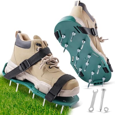 Nail schoenen voor gazon- en tuinbeluchting, 42mm beluchtingssandalen met verstelbare banden, ideale gazonverzorging en tuinaccessoires