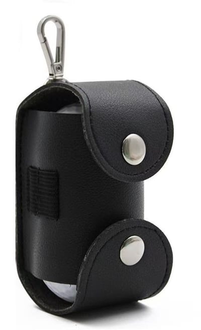 Golftas voor één persoon - professionele golftas - met heupriem en haak - unisex - tas om op te hangen - zwart