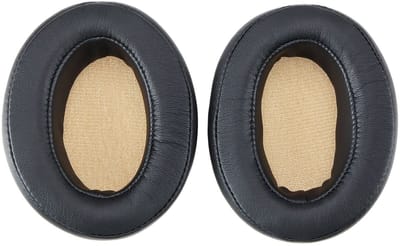 Store_9 - Oorkussens - Vervangende oorkussens - Bruin en zwart - Eiwit leer - Comfortabel en huidvriendelijk - Geschikt voor Sennheiser Momentum 2.0