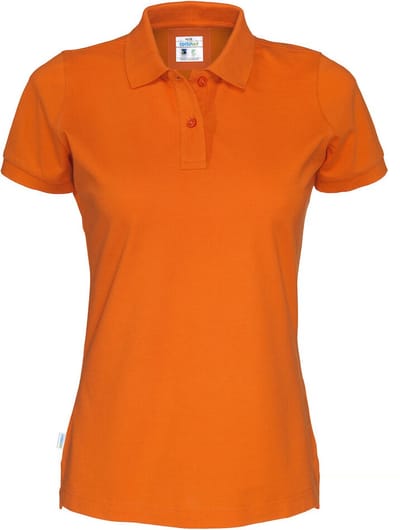 Cottover POLO PIQUE LADY - GOTS GECERTIFICEERD 141005 - Oranje - XS