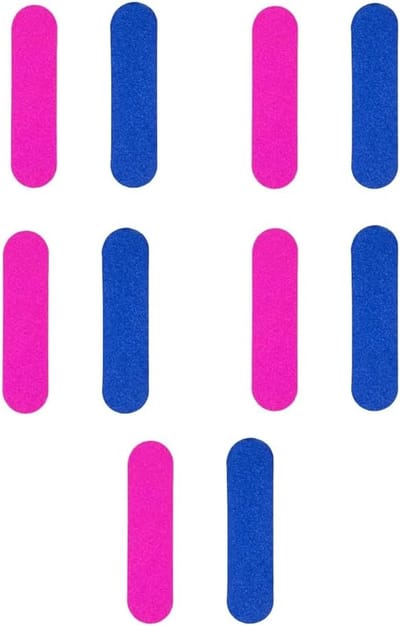 Set van 10 Mini Vijl voor Nagels - Professionele Dubbelzijdige Nagelvijlen voor Manicure en Pedicure Accessoires