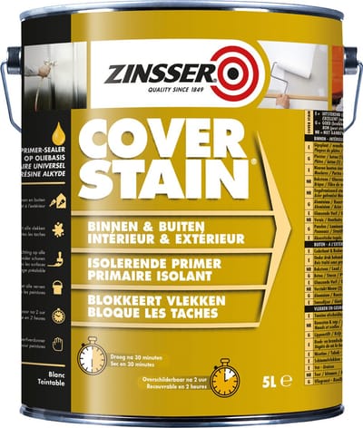 Zinsser Cover Stain Grijs  7045 2,5 Liter