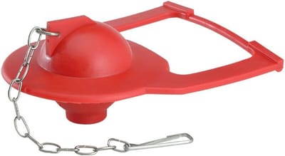 Toiletklep Reparatie - Universele Klep - Toilet Onderhoud - Duurzaam Rubber - Rood