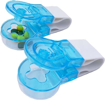 Pill Puncher - Pillen uitdrukker - Tablet Pusher - Pillenuitdrukker Medicijnen - Draagbare Medicijn Extractie Tool - Voor Ouderen met Artritis en Handicap - 2 stuks