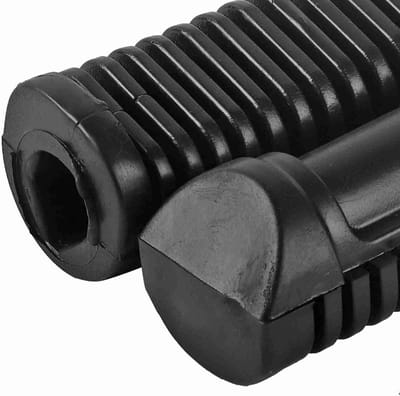 Motorfiets Voetsteunen Rubber - Voorste Voetsteun Pad - Comfortabel Rijden - Originele Standaard Vervanging - 8.5 cm x 3.5 cm