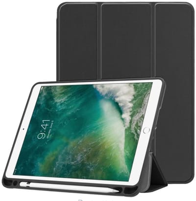 EtuiTab Serie - Smart Pencil Tablethoes - Apple iPad 9.7 Air Air 2 - Compatibel met Apple Pencil - Zwarte Kleur