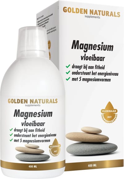 Golden Naturals Magnesium vloeibaar (400 milliliter)