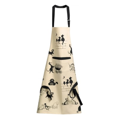 Winkler - Keukenschort met Katten van Dubout - Beige - 72 x 85