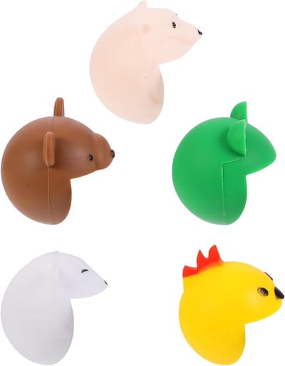 Tafelhoekbeschermers - Veiligheidsrand Kinderen - Meubels Beveiligen - Zachte Siliconen - 5 stuks - Multicolor