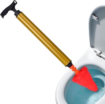 Afvoerreiniger Badkamer - Ontstopper Pijpen - Verstoppingen Verwijderen - Ergonomische Handgreep - 62 cm - null