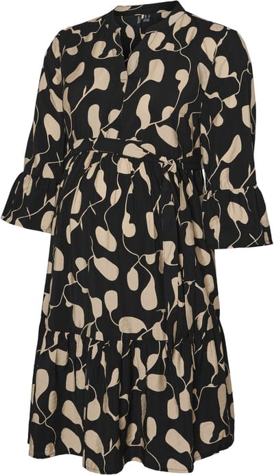 VERO MODA MATERNITY - VMMJOSIE 3/4 SHORT DRESS WVN - Dames - Mini jurken