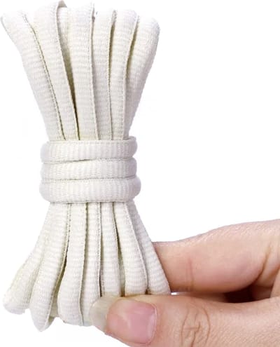 Consumerce® Ronde Schoenveters Crème 140cm – Schoenveter – Schoen Veters Plat – Sneaker Laces – Sneakerveters – Schoenen – Wandelschoenen Veter – Heren Dames Jongens Meisjes - Skateboard Sneakers