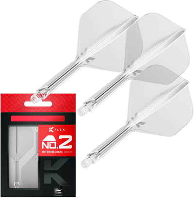Target K-Flex Clear NO2 - Dart Flights - Intermediate