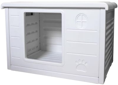 CLVP® Kattenhuis voor Buiten - Kattenhok Binnen - Kattenbench - Kattenren - Wit