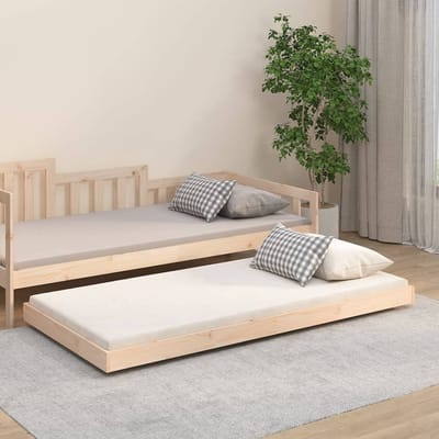 vidaXL - Bedframe - zonder - matras - massief - grenenhout - 90x190 - cm