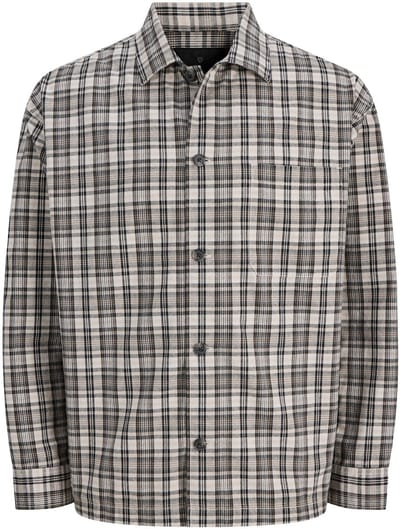 Jack & Jones Geruit overhemd Wide Fit Geruit overhemd