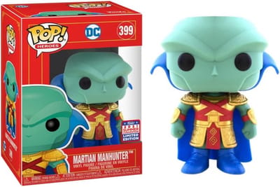 Funko Pop Heroes: DC - Martian Manhunter 399 - 2021 Summer Convention Limited Edition