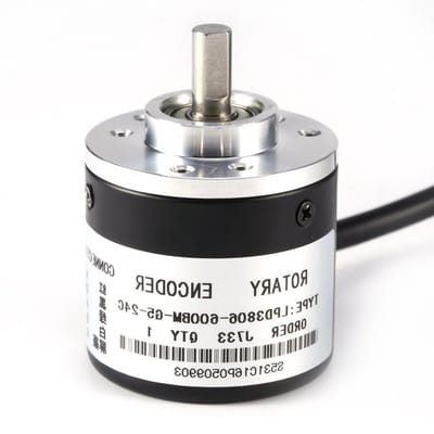 Incremental Encoder 600P / R, 2 Fase Foto-elektrische Encoder 5V-24V, 6mm As voor Precisie Toepassingen en Breed Voltage Gebruik