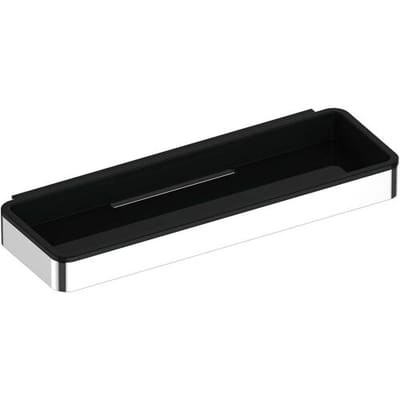 Keuco Plan - Badkamer plank, lengte 29 cm, chroom/zwart 14958010037