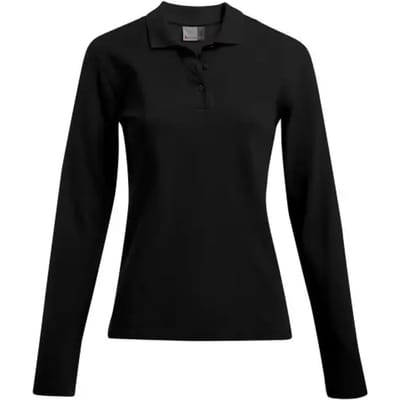 Promodoro Women´s Heavy Polo Long Sleeve E4605 - Black - XS