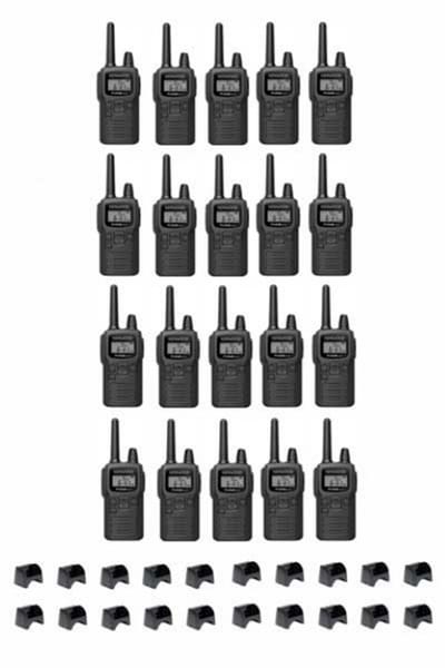 Set van 20 Kenwood PKT-300 ProTalk XLS IP52 PMR446 mini portofoons